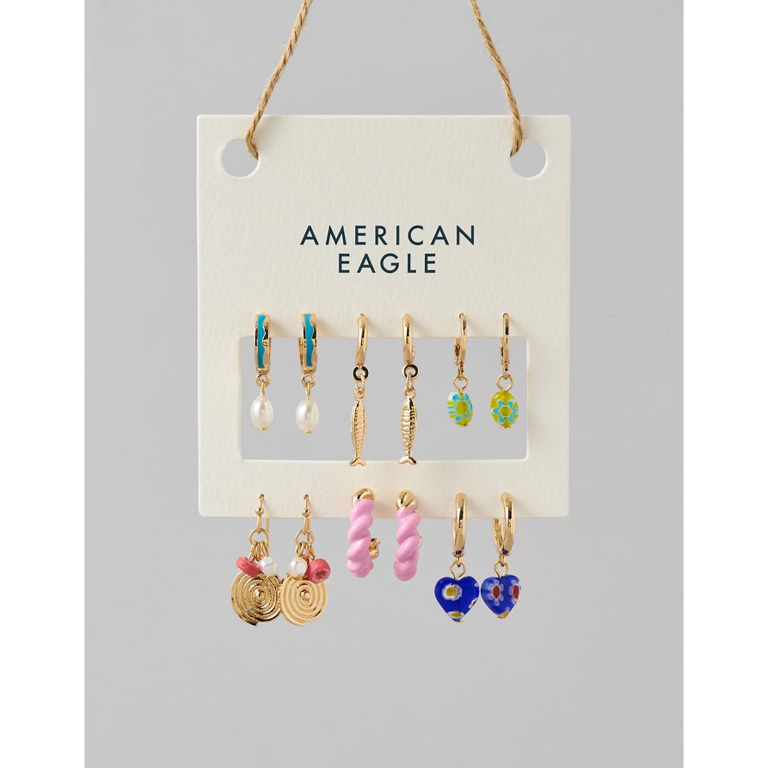American Eagle AE Assorted Earrings 6-Pack
