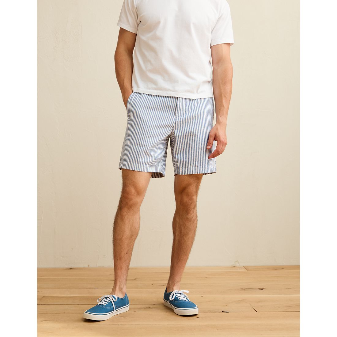 American Eagle AE 7" Flex Lived-In Khaki Short
