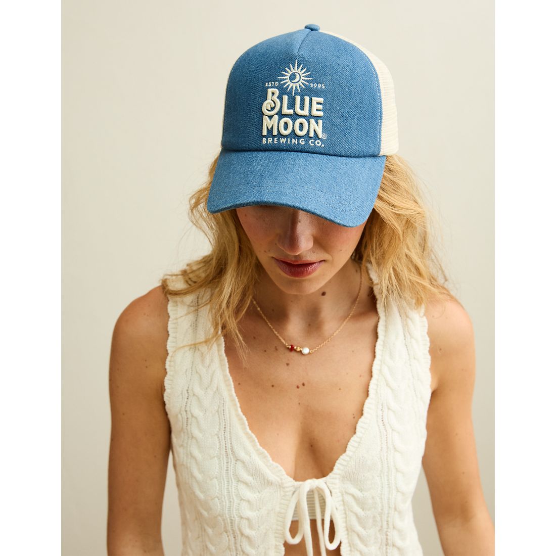 American Eagle AE Blue Moon Trucker Hat