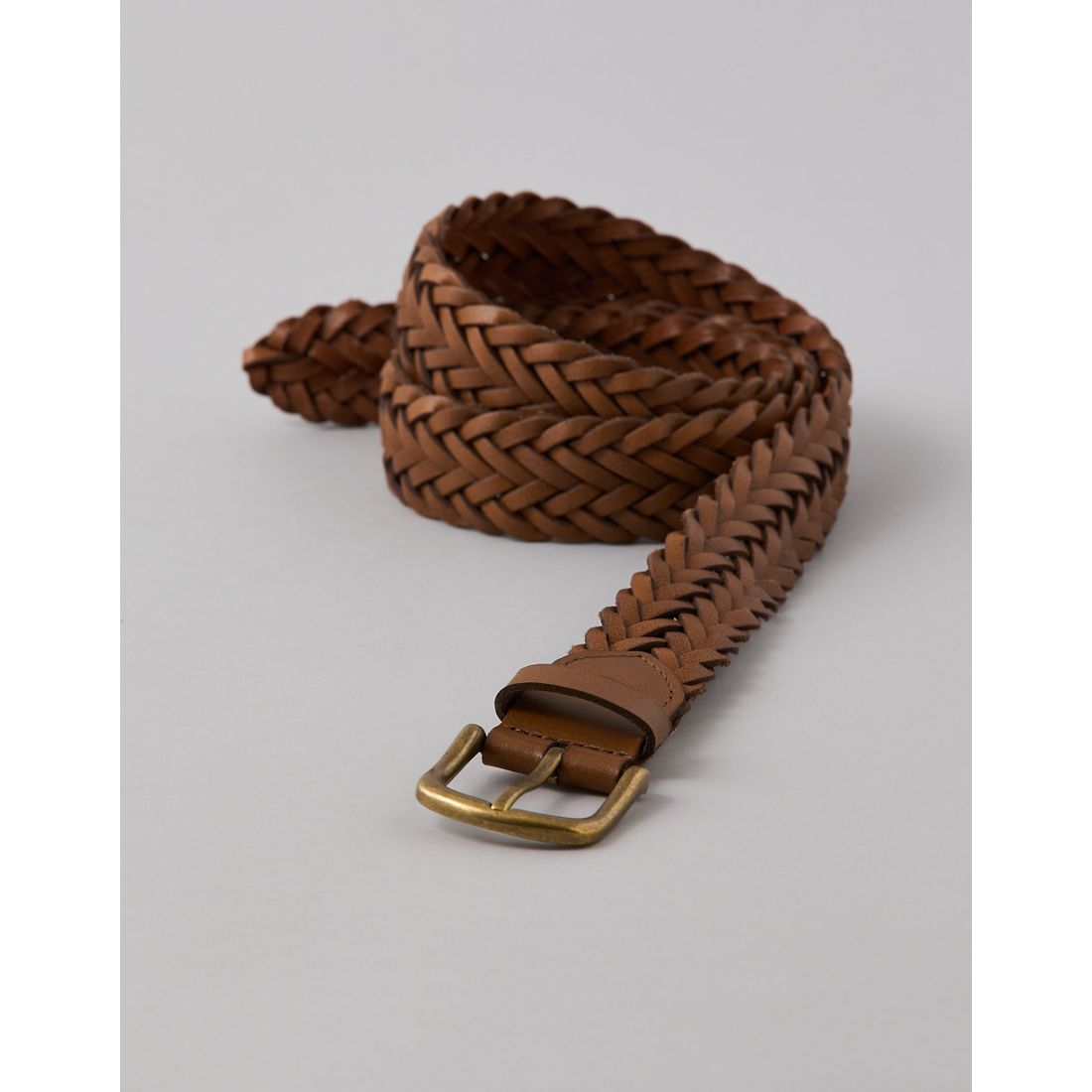 American Eagle AE Braided Leather Belt