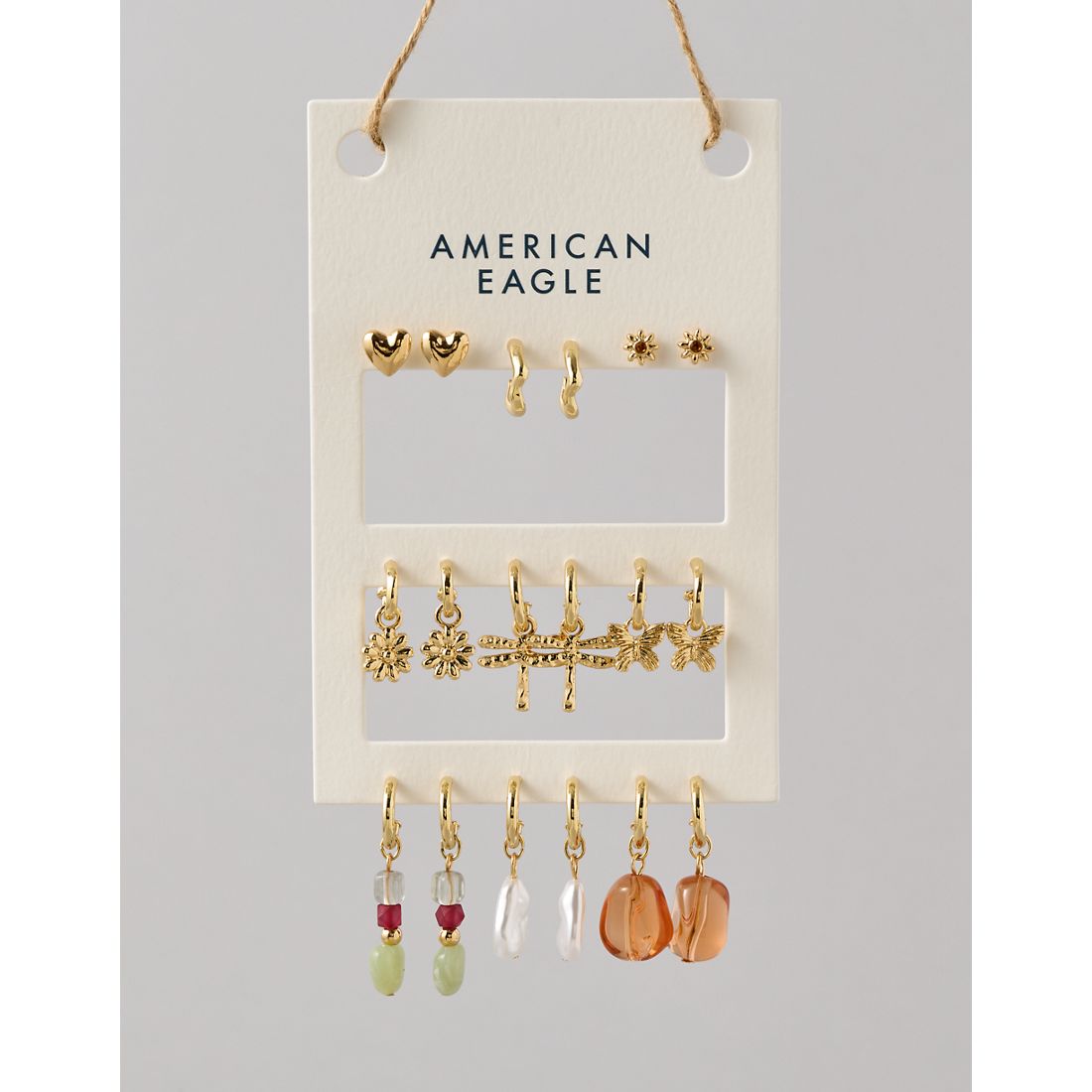 American Eagle AE Dragonfly Earring 9-Pack