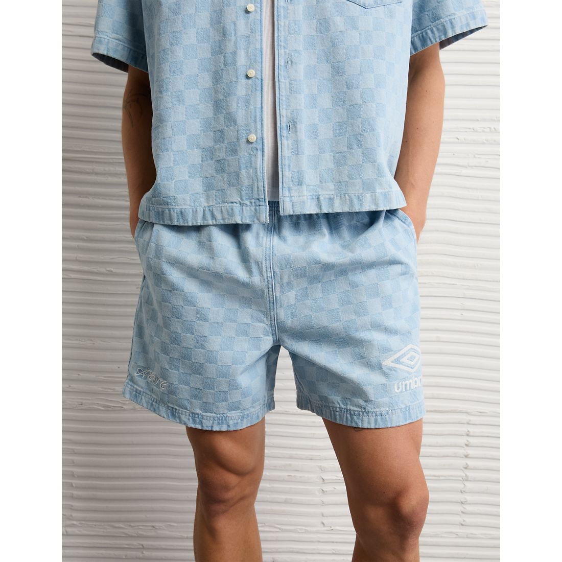 American Eagle AE x Umbro Pull-On Denim Short