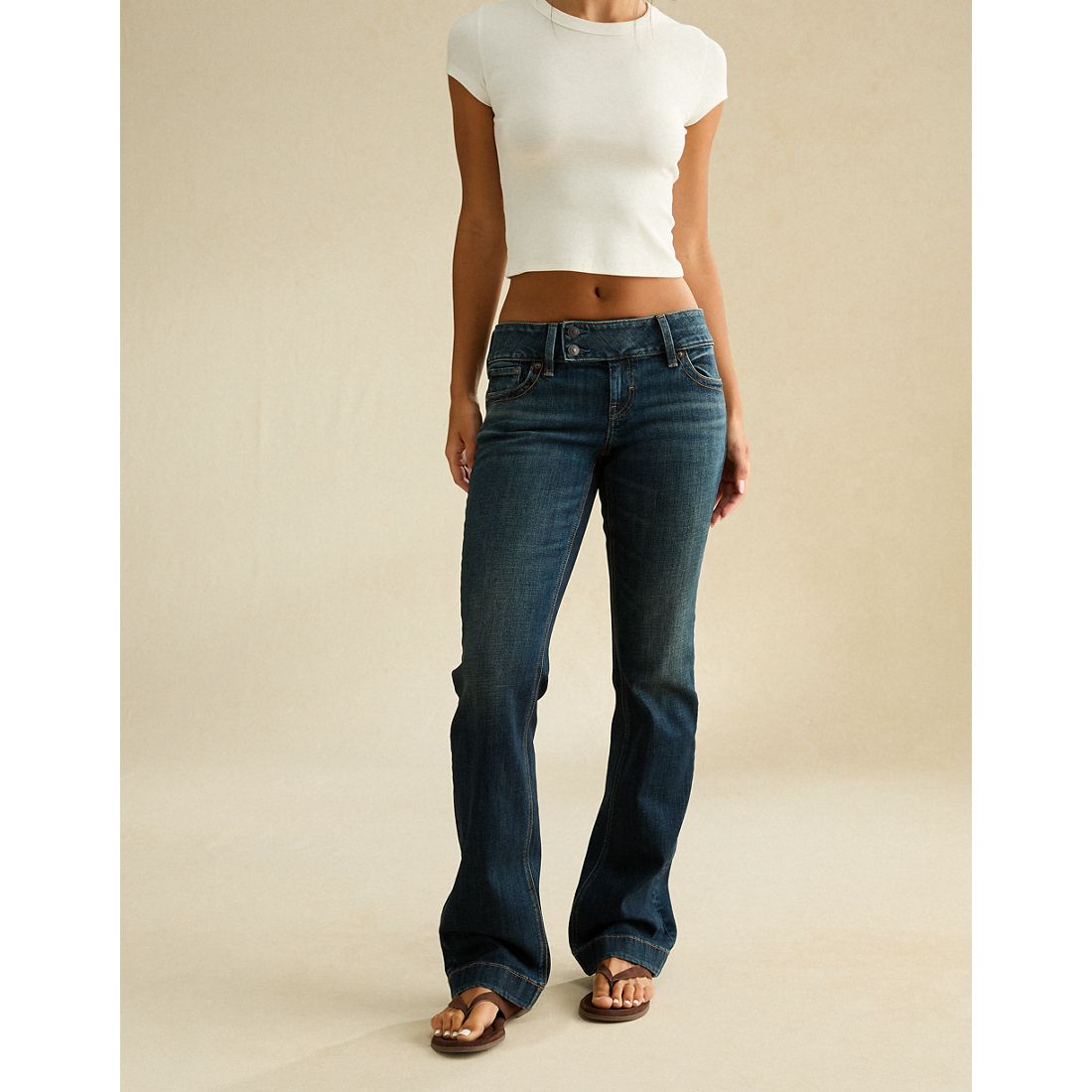 American Eagle AE Super Low-Rise Kick Bootcut Jean