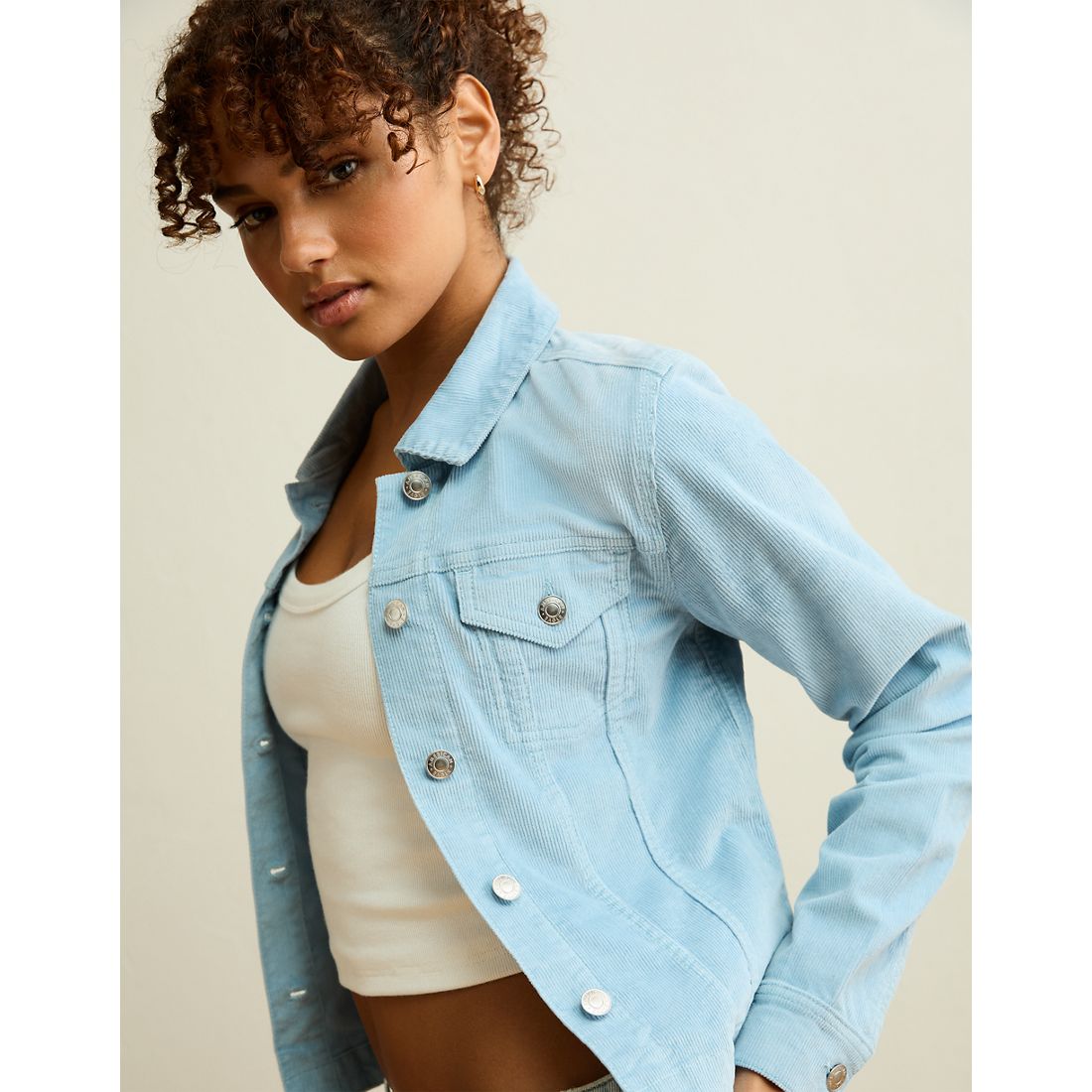 American Eagle AE Shrunken Corduroy Jacket