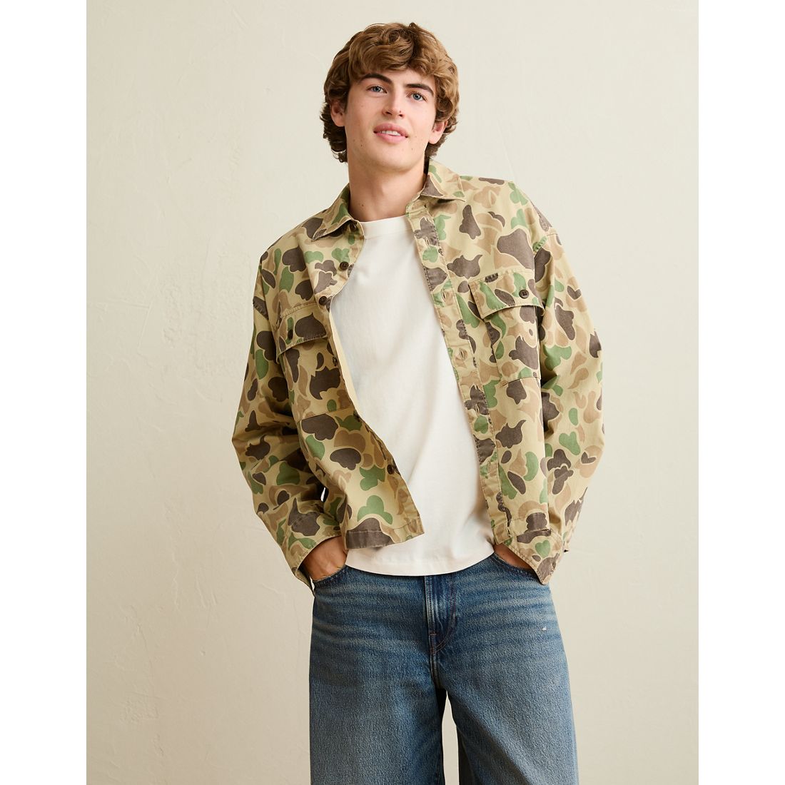 American Eagle AE Boxy Fit Overshirt