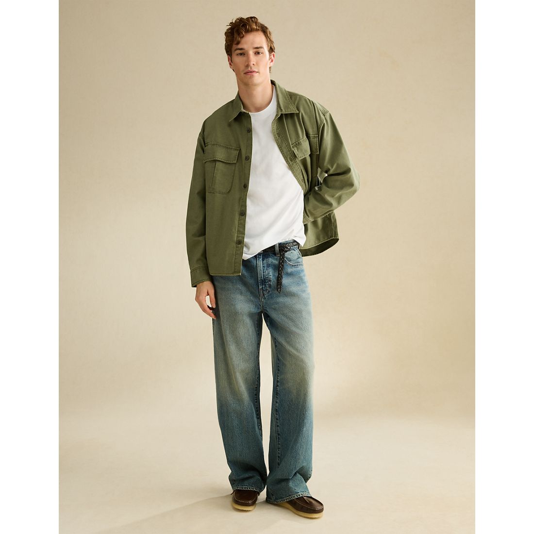 American Eagle AE Boxy Fit Overshirt