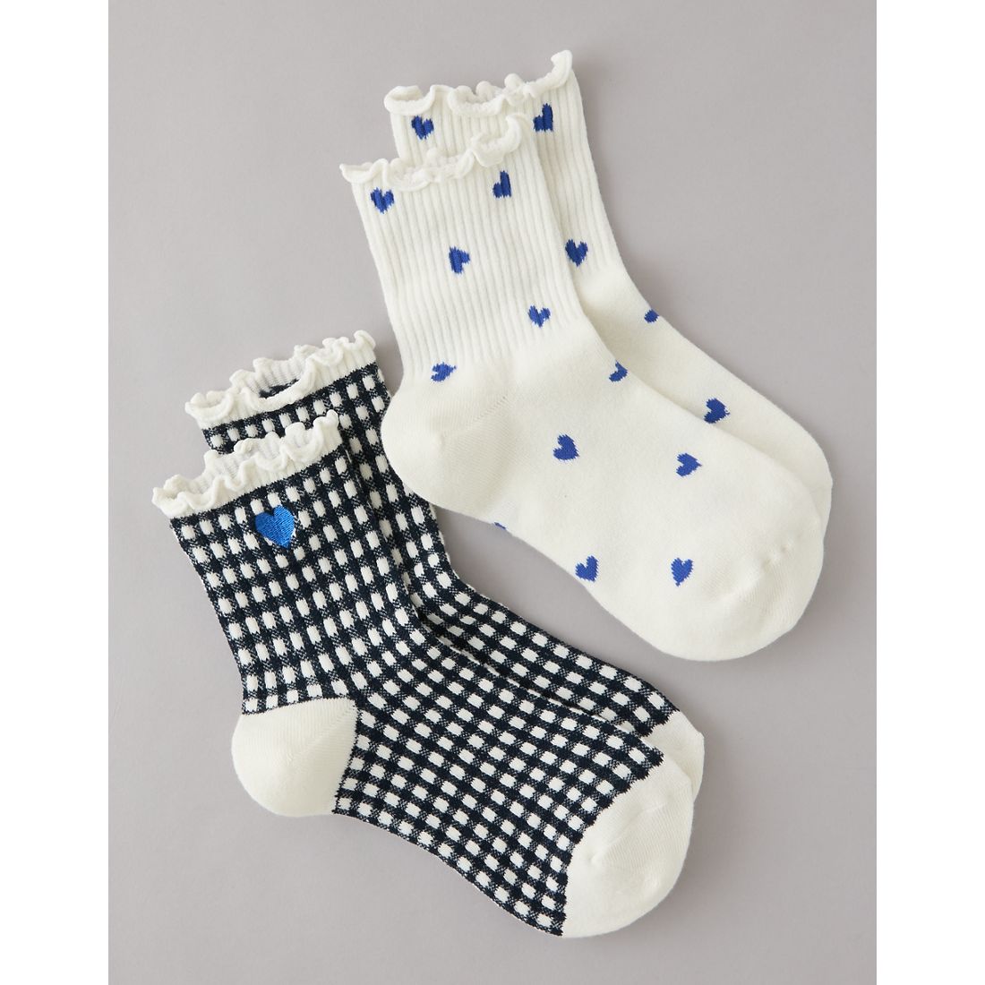 American Eagle AE Graphic Cropped Crew Socks 2-Pack