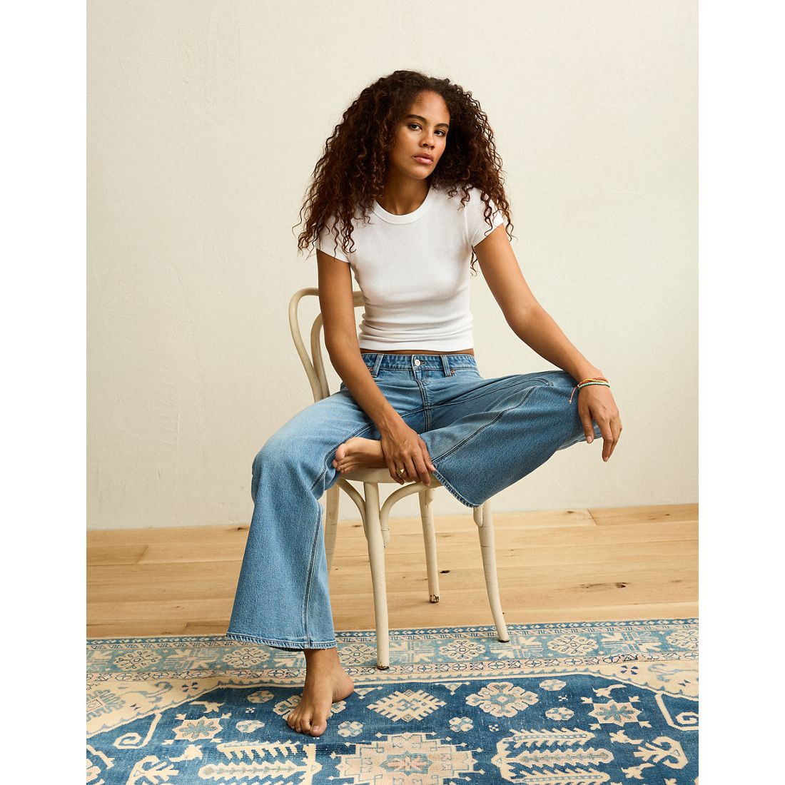 American Eagle AE Hey Baby Waffle Tee
