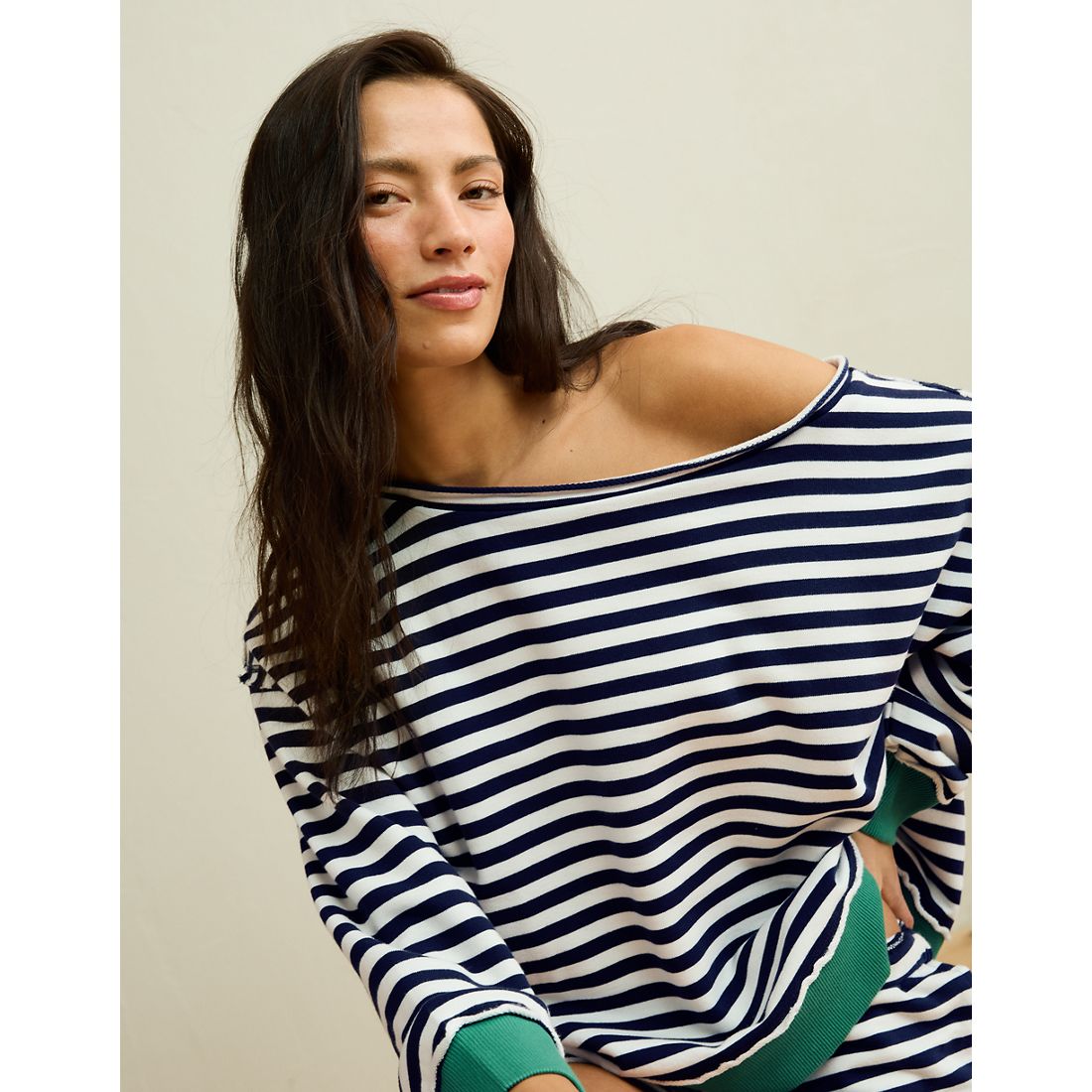 American Eagle AE On a Roll Off-the-Shoulder Sweatshirt