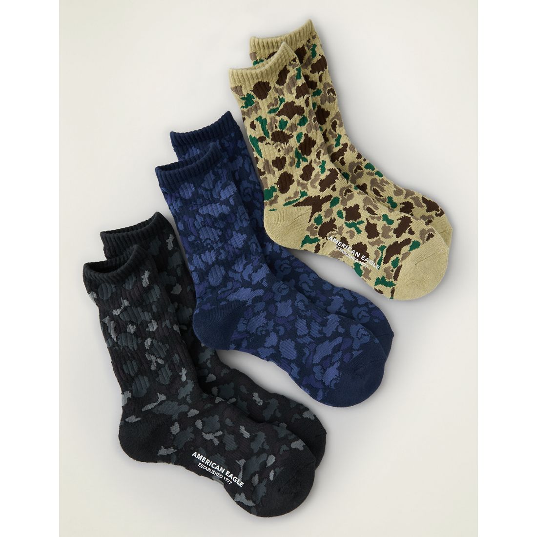 American Eagle AE Camo Terry Sock 3-Pack