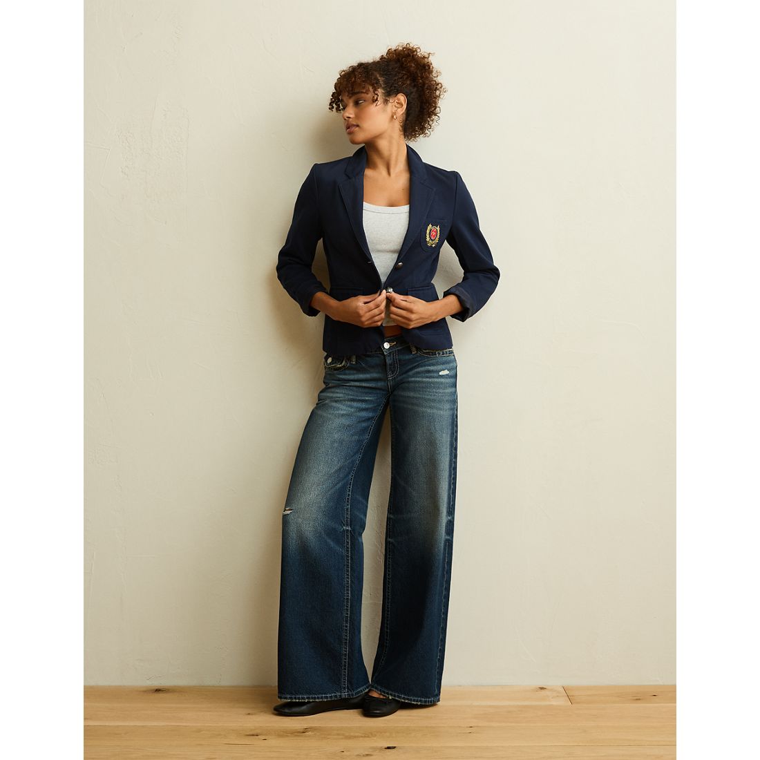 American Eagle AE Shrunken Blazer