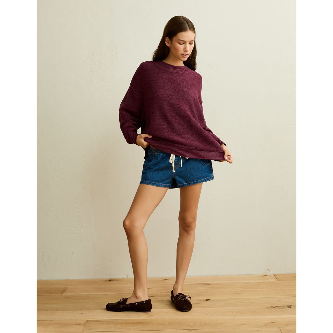 American Eagle AE Oversized Crew Neck Sweater