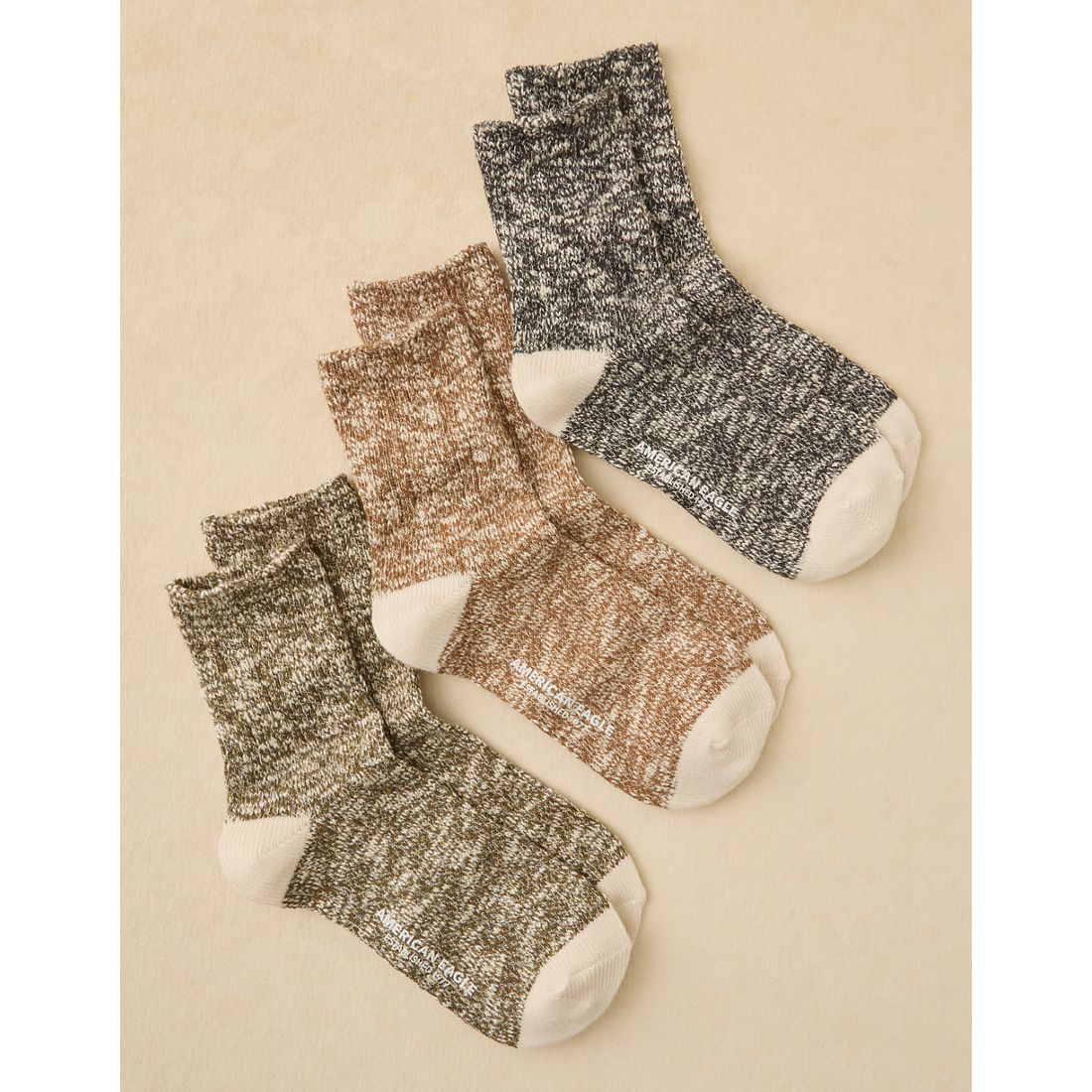 American Eagle AE Marl Camp Socks 3-Pack