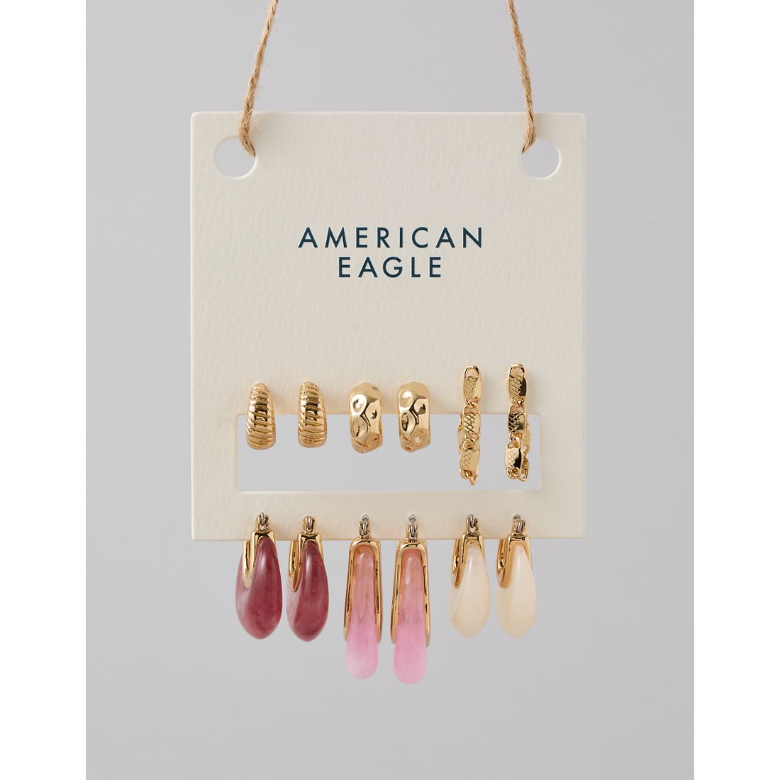 American Eagle AE Resin Earrings 6-Pack