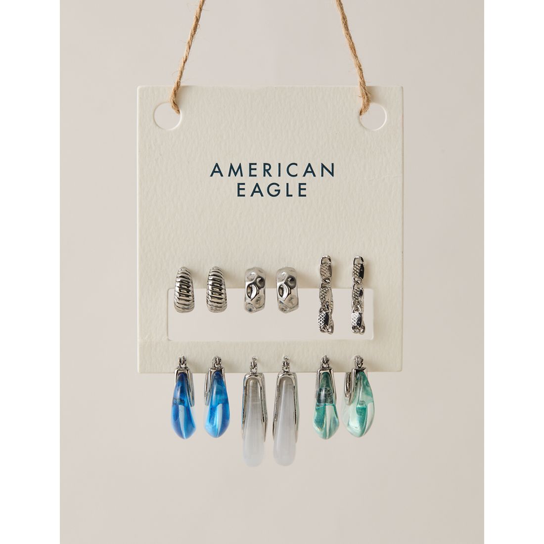 American Eagle AE Resin Earrings 6-Pack