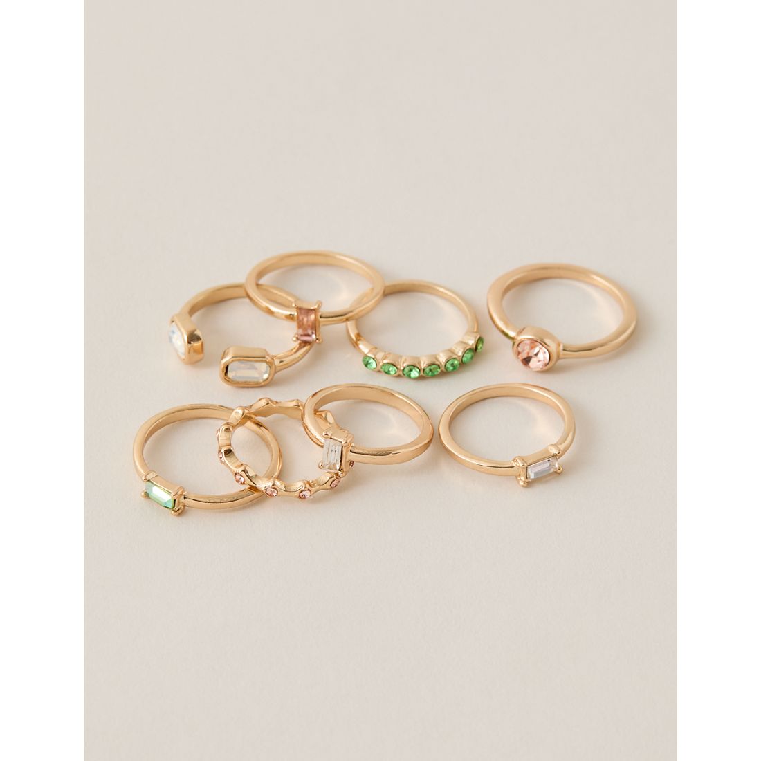 American Eagle AE Delicate Rings 8-Pack
