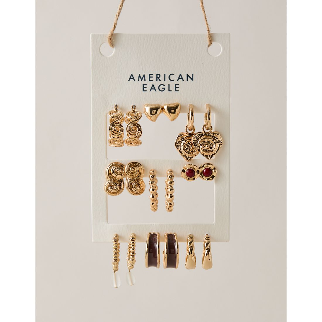 American Eagle AE Swirl Earring 9-Pack