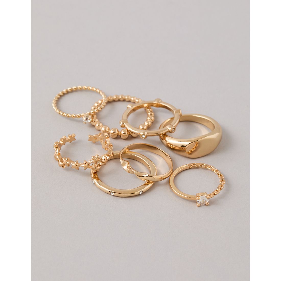 American Eagle AE Rings 8-Pack