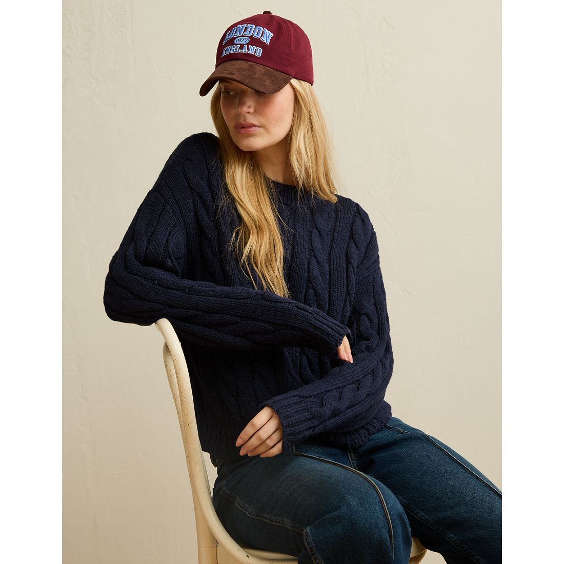 American Eagle AE Cable Knit Sweater