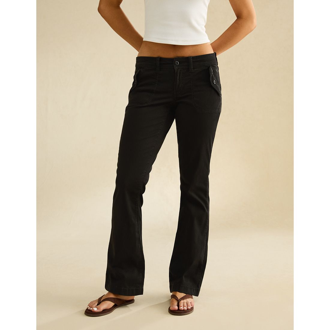 American Eagle AE Super Low-Rise Kick Boot Pant