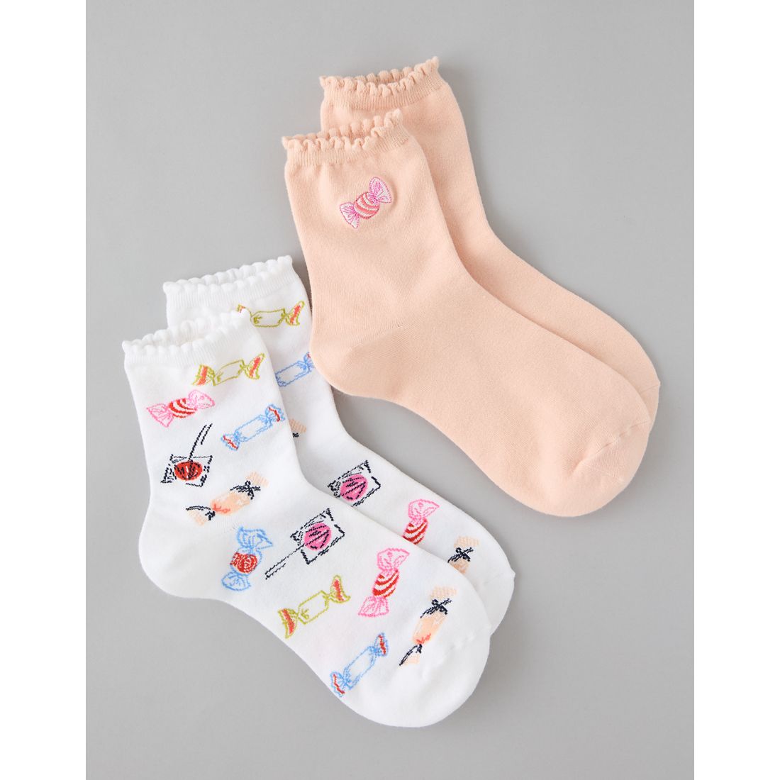 American Eagle AE Halloween Cropped Crew Socks 2-Pack