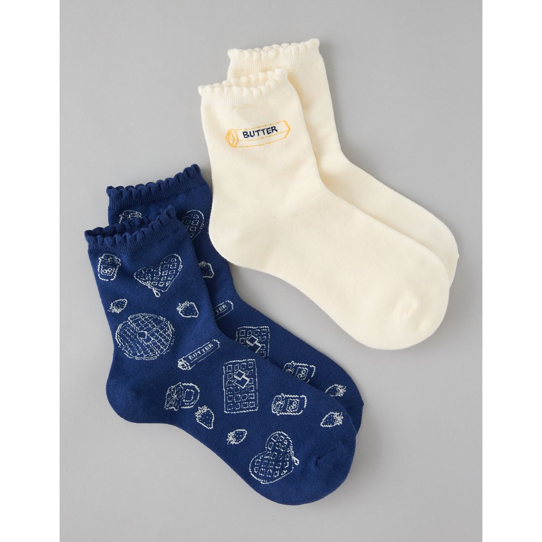 American Eagle AE Graphic Cropped Crew Socks 2-Pack