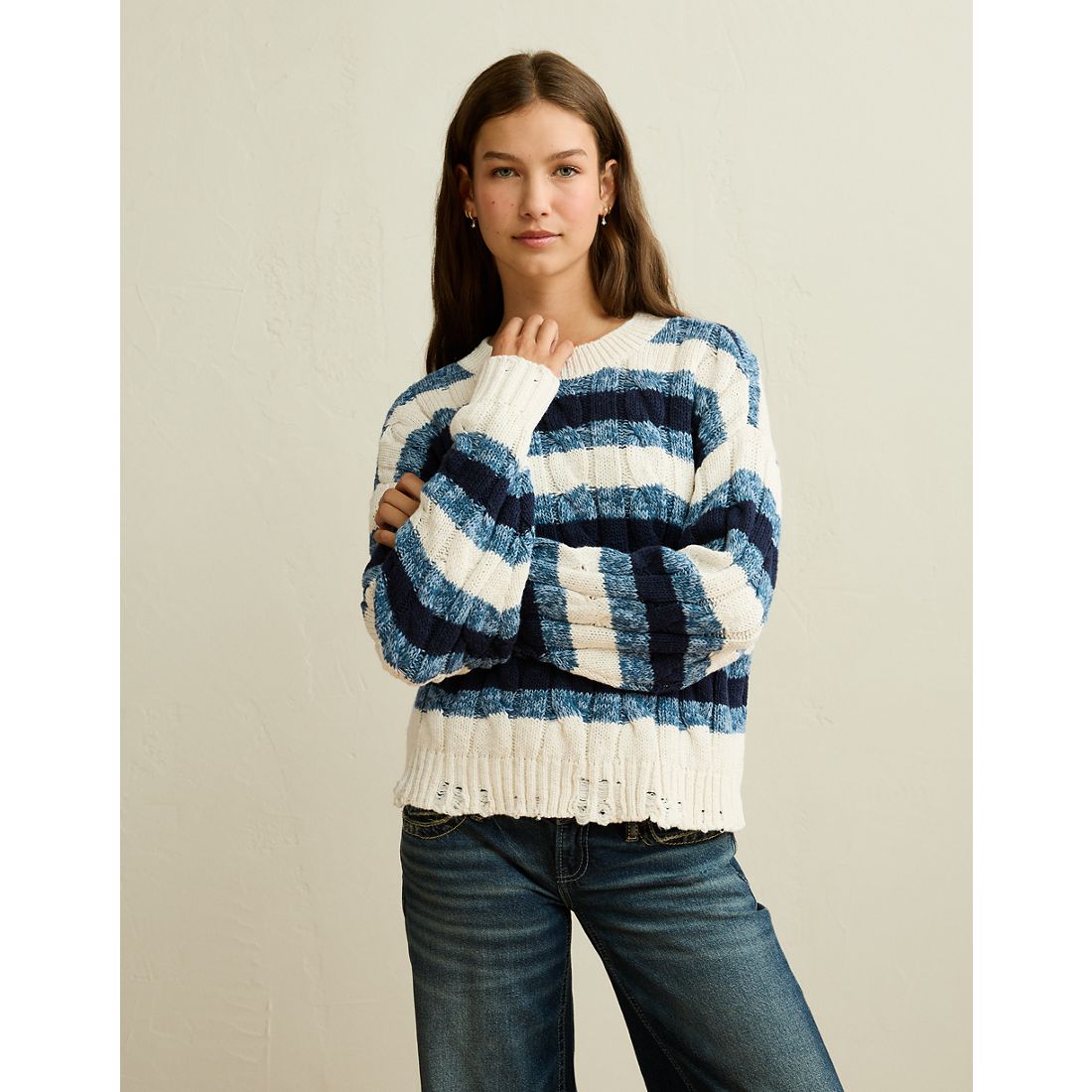 American Eagle AE Cable Knit Sweater