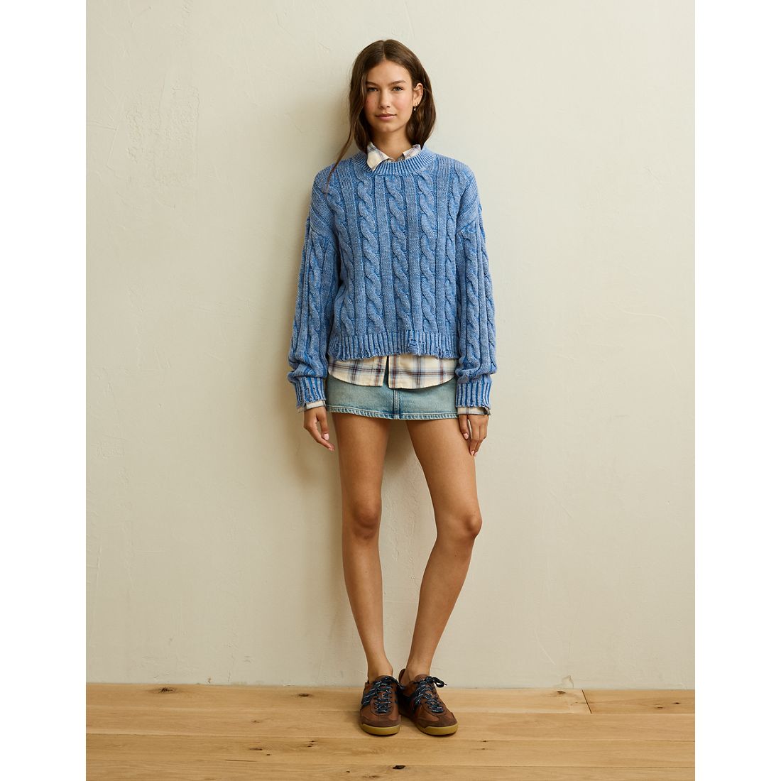 American Eagle AE Cable Knit Sweater