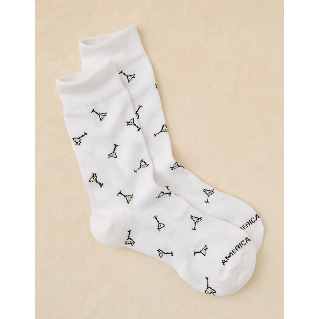 American Eagle AE Classic Graphic Crew Socks