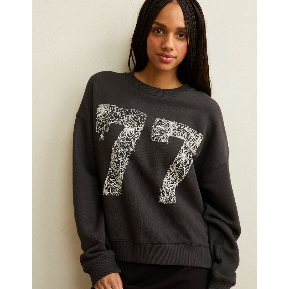 American Eagle AE Halloween Graphic Sweatshirt