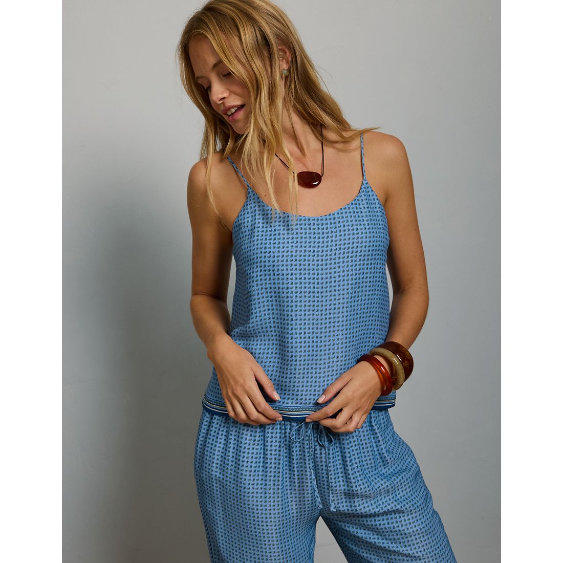 American Eagle AE77 Satin Slip Cami