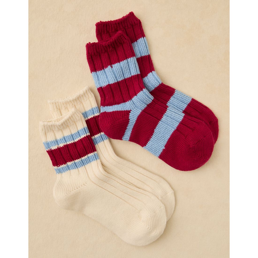 American Eagle AE Marled Cropped Crew Socks 2-Pack