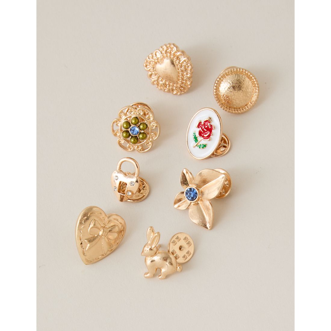 American Eagle AE Brooch Pin 8-Pack