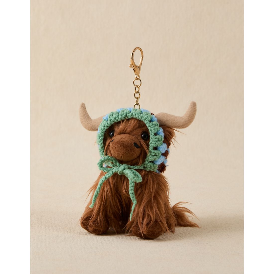 American Eagle AE Cow Bonnet Bag Charm