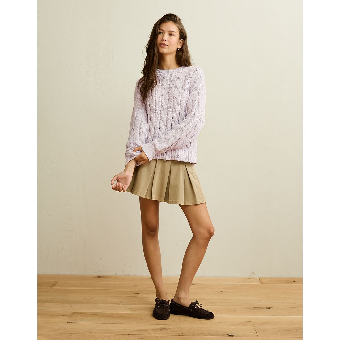 American Eagle AE Cable Knit Sweater