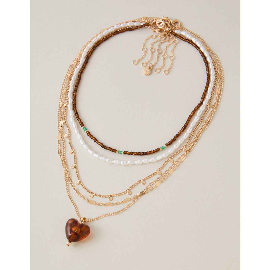American Eagle AE Resin Heart Choker 5-Pack
