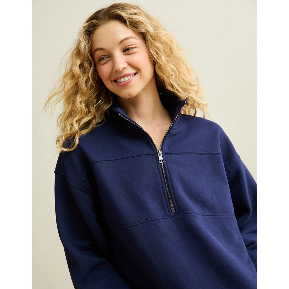American Eagle AE Everyday Luxe Quarter-Zip Sweatshirt