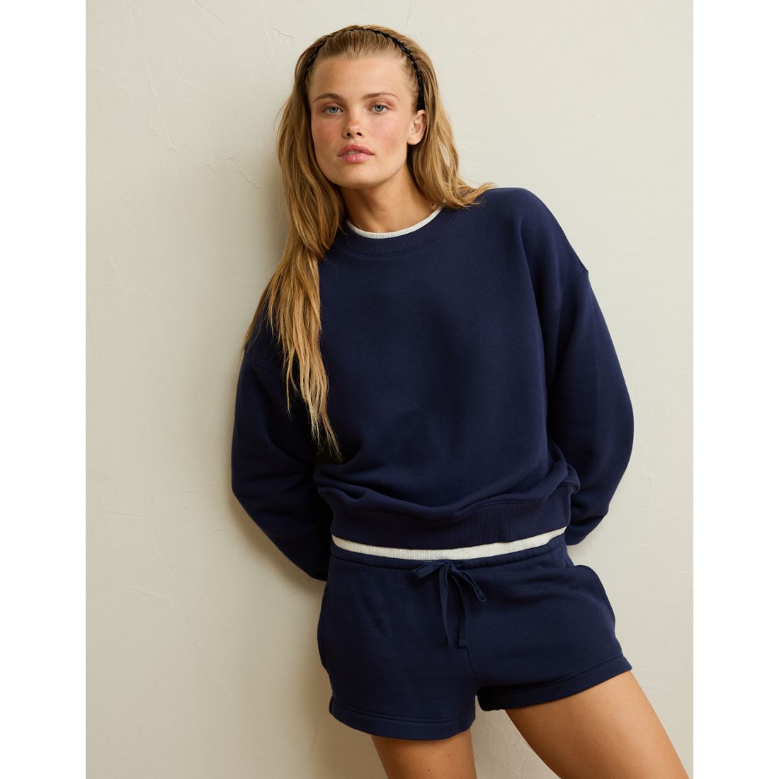 American Eagle AE Twice As Nice Crew Neck Sweatshirt