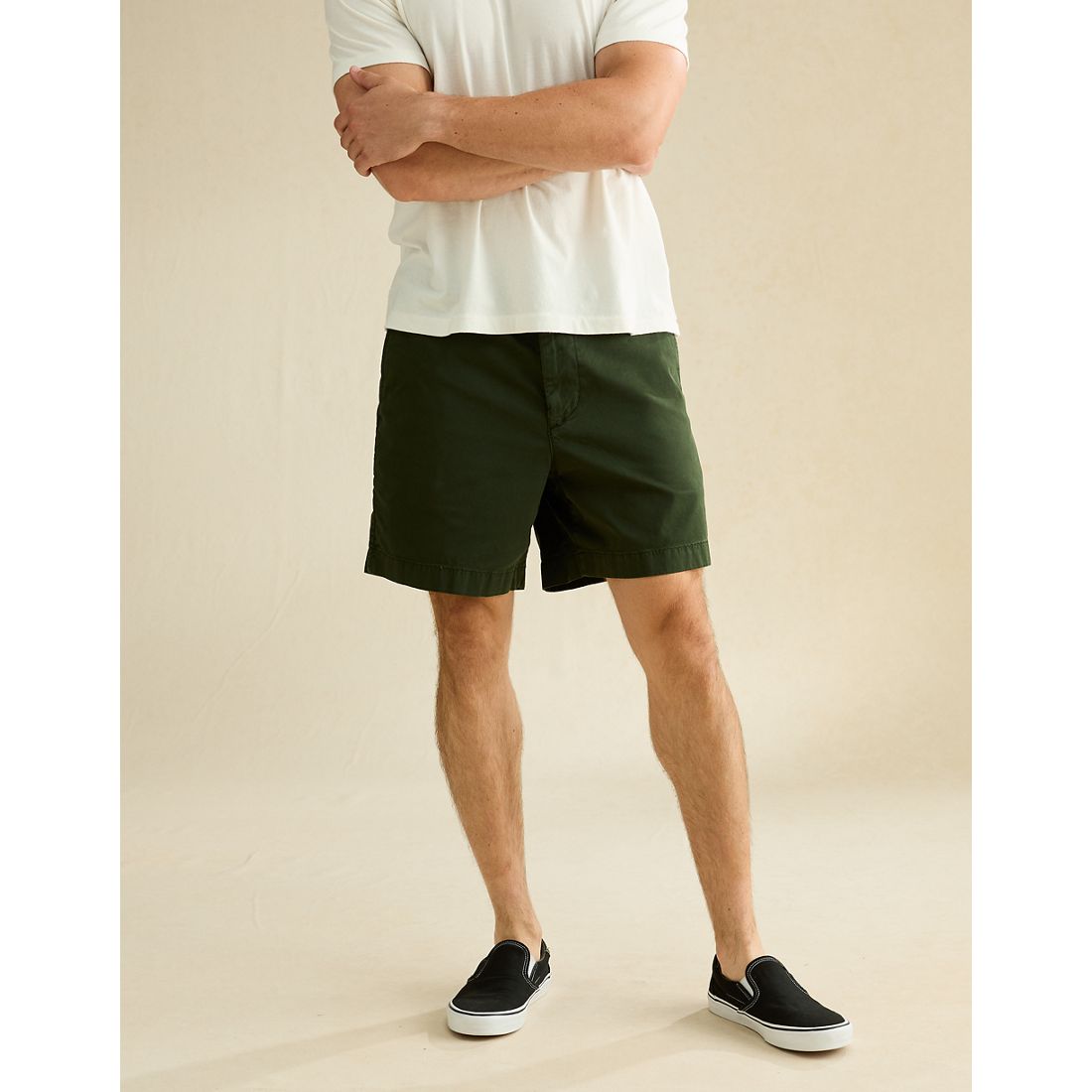American Eagle AE 7" Flex Lived-In Khaki Short
