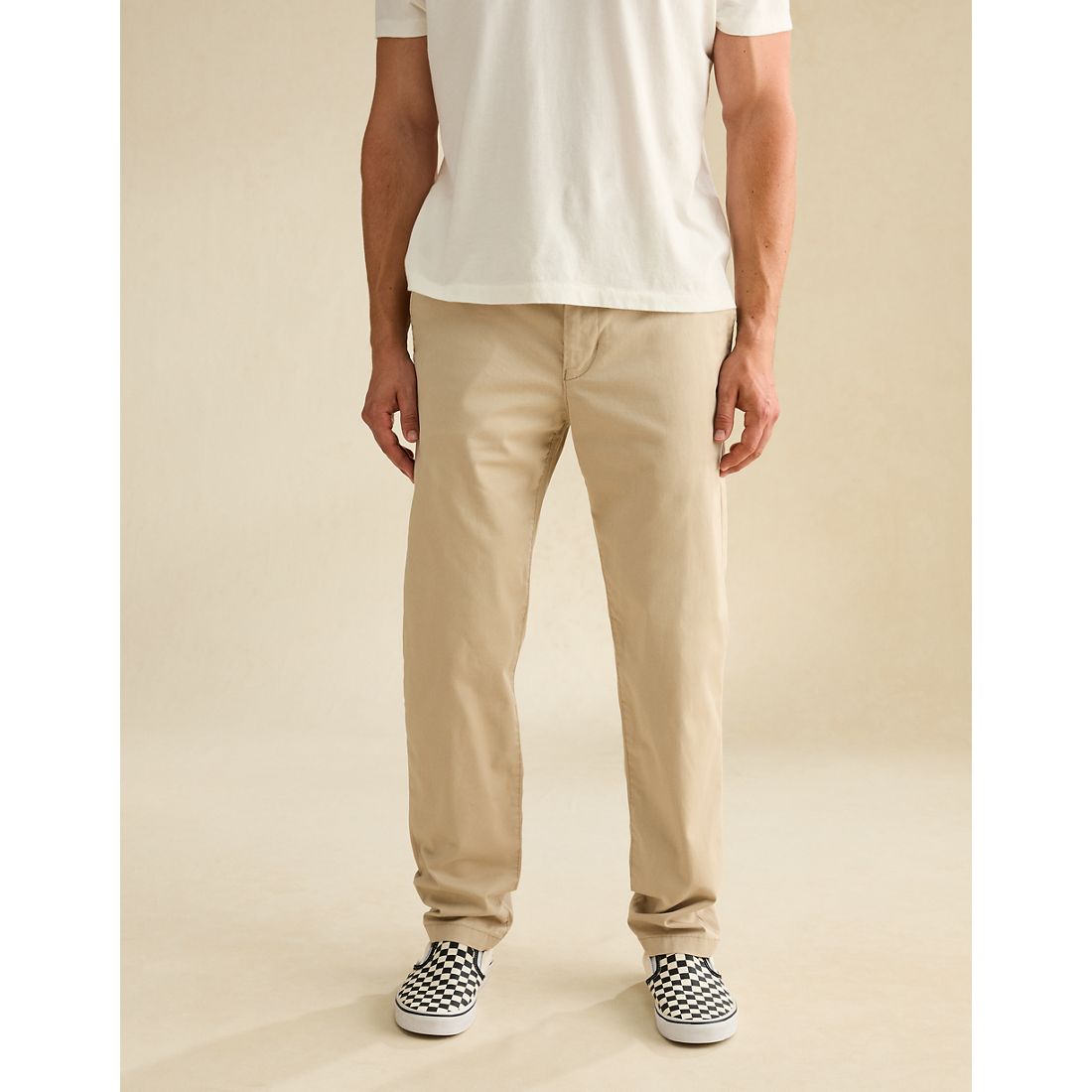 American Eagle AE Flex Slim Straight Lived-In Khaki Pant