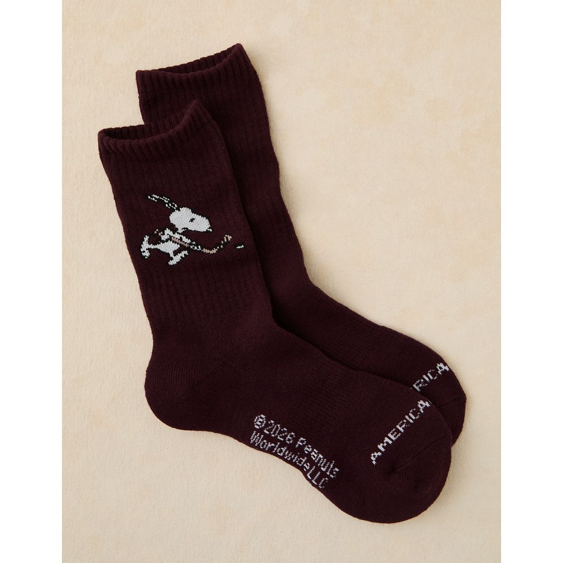 American Eagle AE Snoopy Graphic Crew Socks