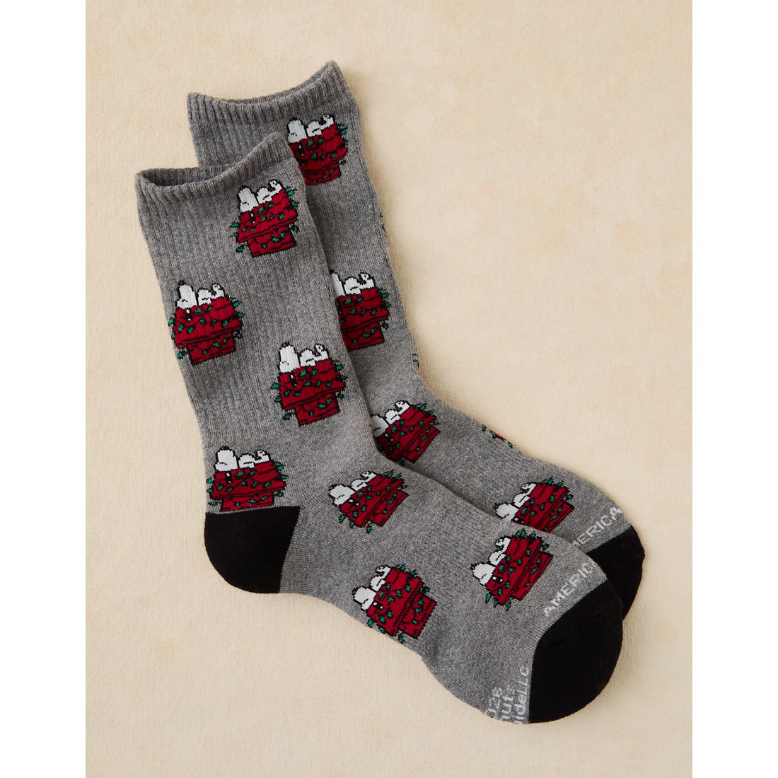 American Eagle AE Snoopy Graphic Crew Socks