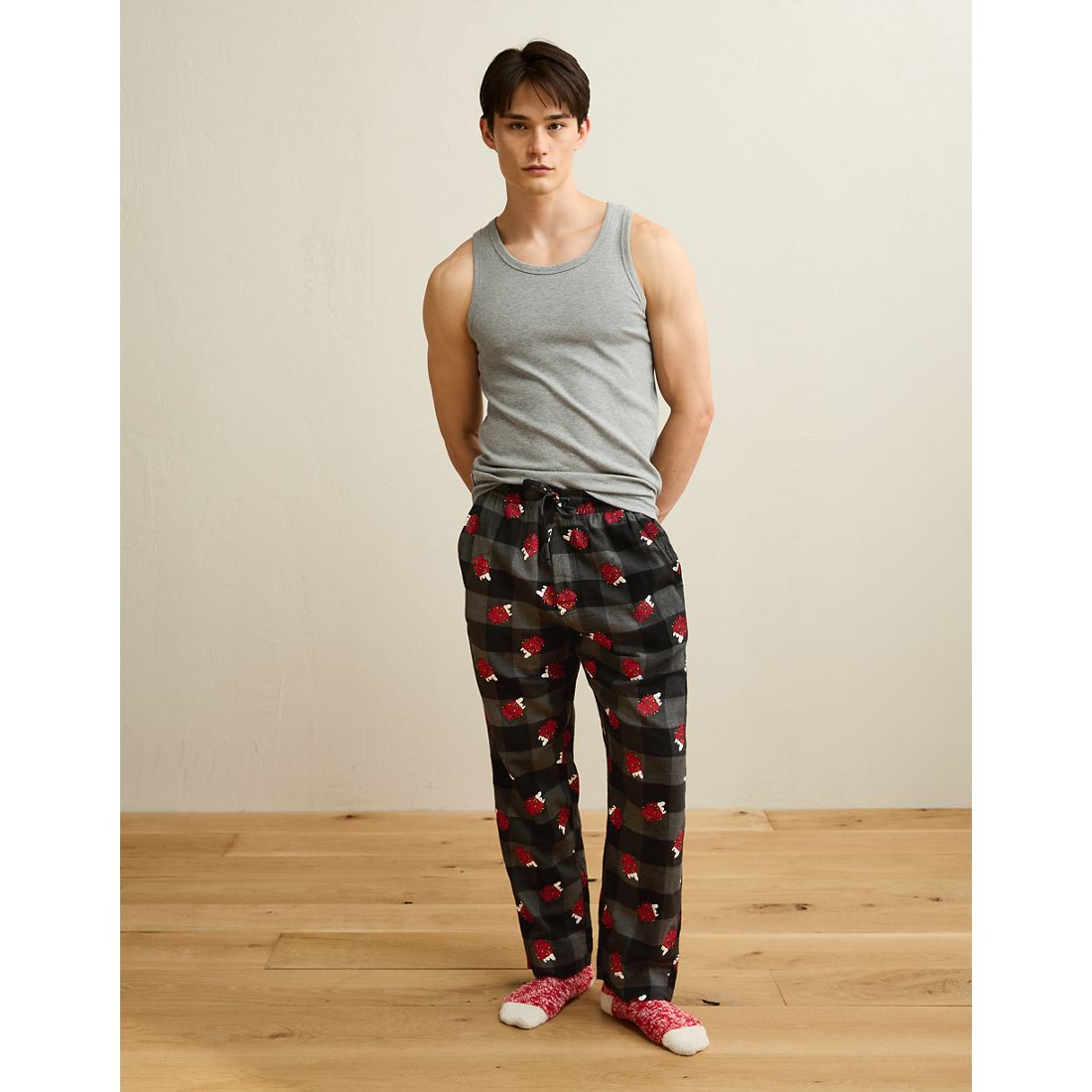 American Eagle AE Snoopy Flannel PJ Pant