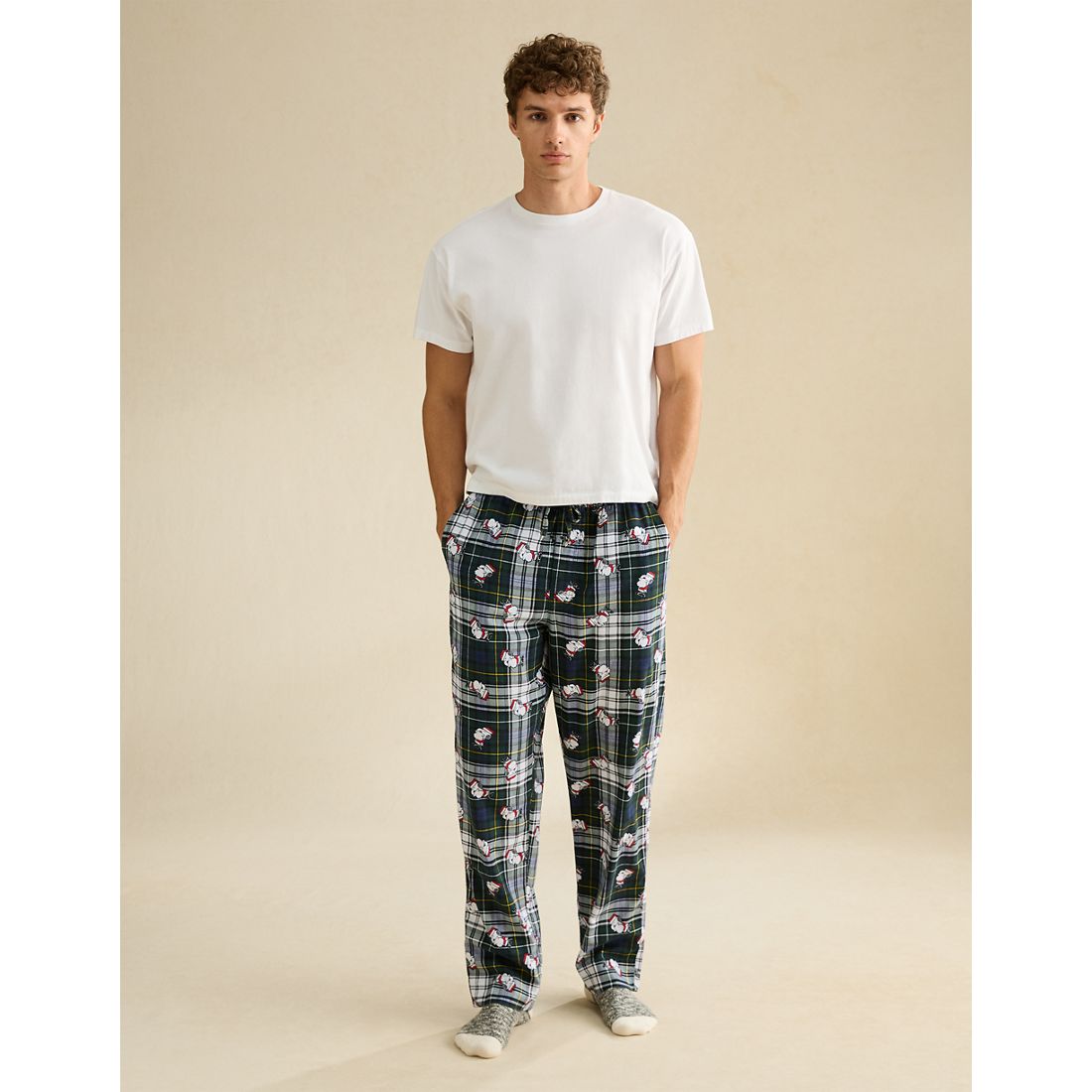 American Eagle AE Snoopy Flannel PJ Pant