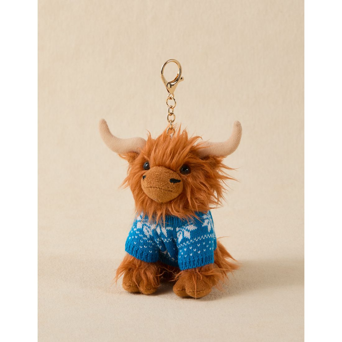 American Eagle AE Cow Sweater Bag Charm