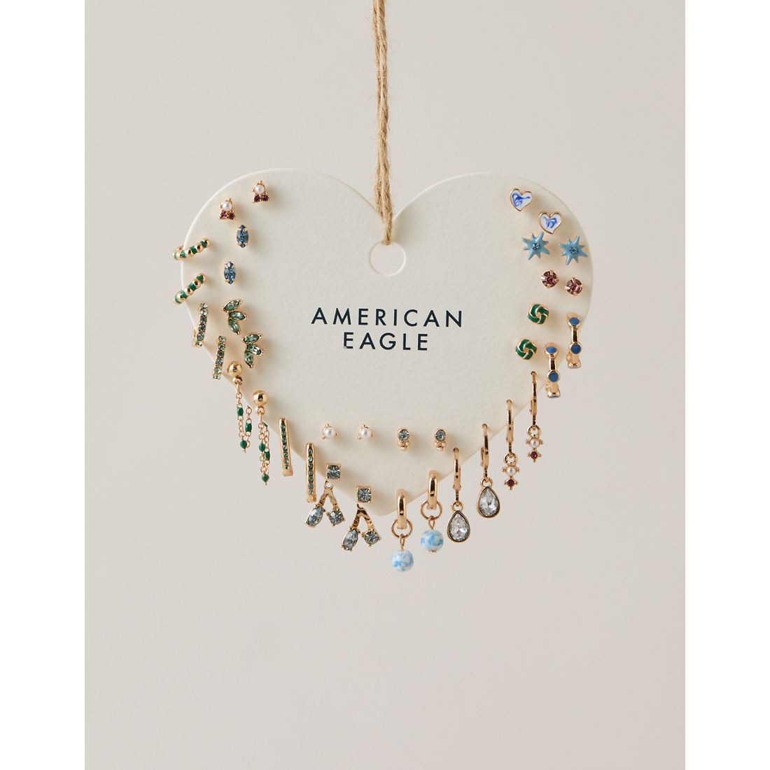 American Eagle AE Green & Blue Earring 18-Pack