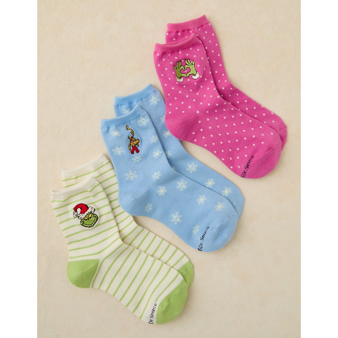 American Eagle AE Grinch Crew Socks 3-Pack