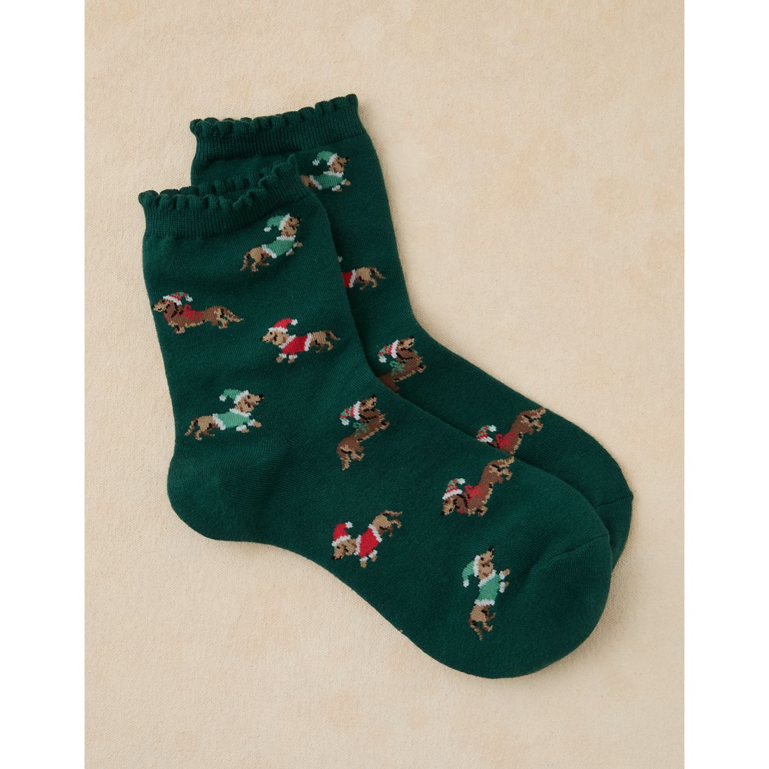 American Eagle AE Graphic Ruffled Cropped Crew Socks