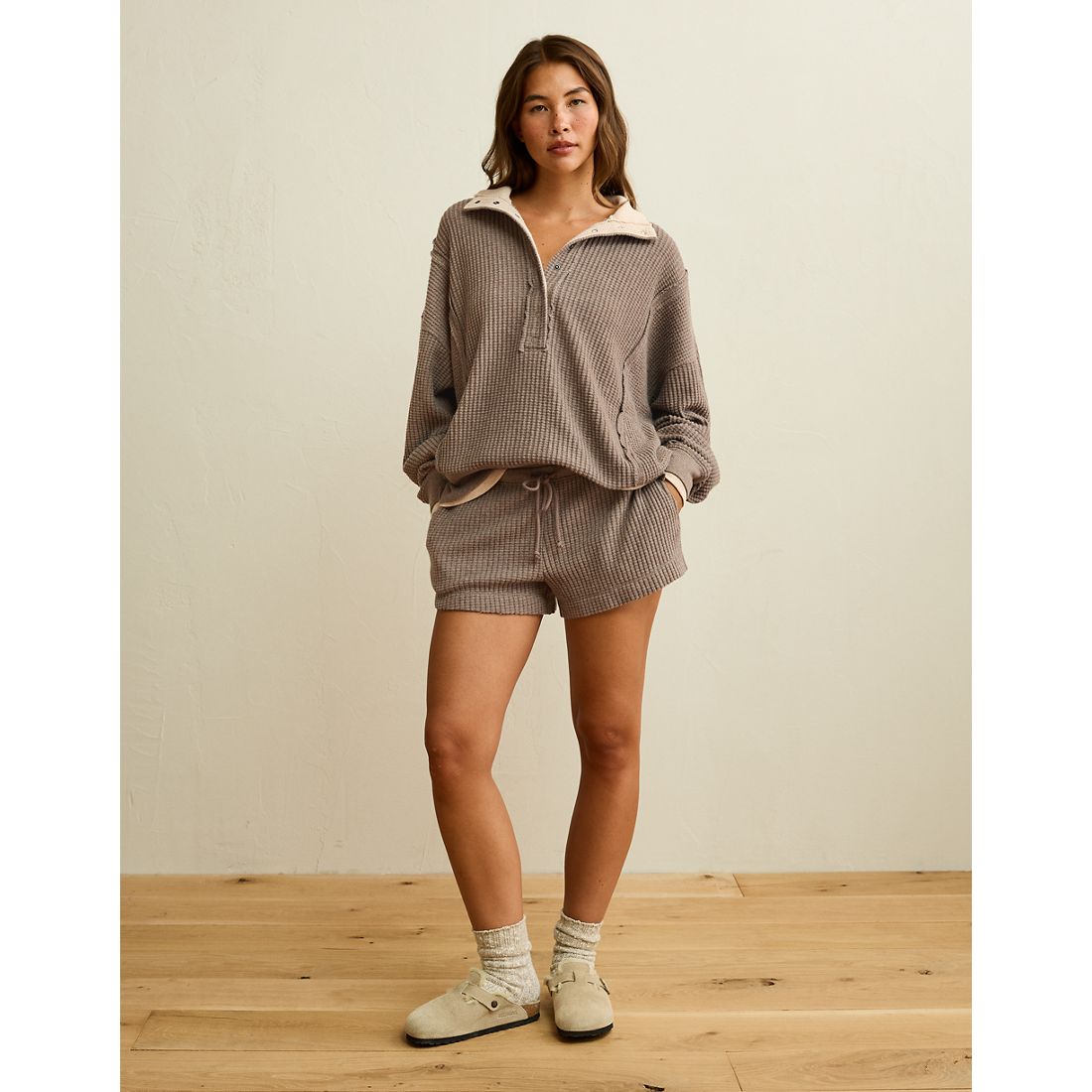 American Eagle AE Big Hug Waffle Short