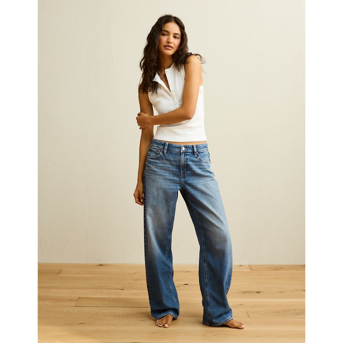 American Eagle AE Lowest Rise Extra Baggy Jean